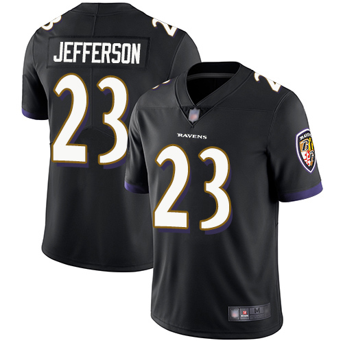 Baltimore Ravens Limited Black Men Tony Jefferson Alternate Jersey NFL Football #23 Vapor Untouchable->nfl t-shirts->Sports Accessory